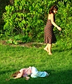 klea after being spun by theresa